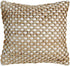 Boho Living Jada Decorative Throw Includes Accent Pillow Cover and Insert | Premium Woven Design | Living Room D©cor, 20 in x 20 in, White