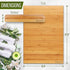 Bamboo Bath Mat Floor Rug - Waterproof and Weather Resistant Natural Wood Bathroom Shower Foot Carpet with Multi-Panel Strip Foldable Roll Up Non Slip Fabric for Indoor Use - SereneLife SLFBMT20