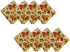 Elrene Home Fashions Grateful Season Printed Fabric Napkins for Fall/Harvest/Thanksgiving, Set of 8, 17 in x 17, Multi, 8 Count