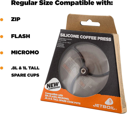 Jetboil French Press Coffee Maker for Jetboil Camping and Backpacking Stoves