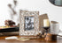 Rites 4x6 Picture Photo Frame Rustic Solid Wood For Desktop Display, Distressed Design, Mother feets 4 inches x6 inches
