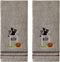 SKL Home by Saturday Knight Ltd. Graveyard Cat Hand Towel (2-Pack), Gray