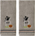 SKL Home by Saturday Knight Ltd. Graveyard Cat Hand Towel (2-Pack), Gray