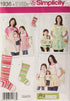 Simplicity 1936 Child's, Women's, and 18'' Doll's Apron Sewing Patterns, Sizes S-L