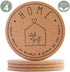 Perfect Housewarming Gift - Cork Trivet Hot Pads for Kitchen Counter | Set of 4 | 7.3 inches | Farmhouse Holder for Hot Dishes