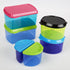 Fit & Fresh Kids' Reusable Lunch Box Container Set with Built-In Ice Packs, 14-Piece Healthy Lunch and Snack Kit, BPA-Free Microwave Safe, Portion Control