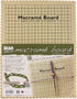 The Beadsmith Macrame Board, 11.5 x 15.5 inches, 0.5-inch-Thick Foam, 10x14" Grid for Measuring, Bracelet Project with Instructions Included, Create Macrame and Knotting Creations