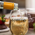 Boyfriend and Girlfriend 15 oz Stemless Wine Glasses (Set of 2) - Unique Engaged Wine Glasses for Fiance Unique Engagement Gifts For Him and Her