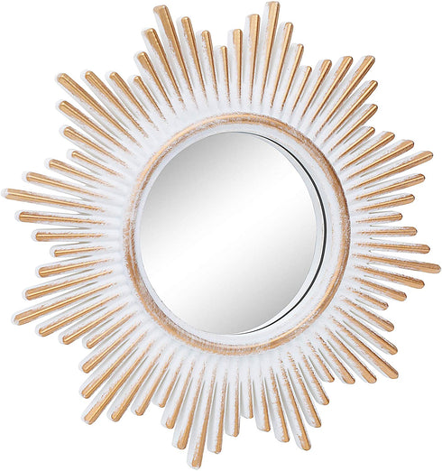 Kelly Miller Brushed Gold Mirrors for Wall Decor Set of 3 Wall Mirror Decorations for Living Room, Dinning Room & Bedroom (MW002)
