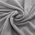 Qute Home 4-Piece Hand Towels Set, 100% Turkish Cotton Premium Quality Towels for Bathroom, Quick Dry Soft and Absorbent Turkish Towel Perfect for Daily Use, Set Includes 4 Hand Towels (Grey)