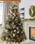 3.14" Christmas Ball Ornaments 16 Pcs Christmas Tree Decorations Set Shatterproof Black Big Christmas Ornaments Balls with Hanging Loop for Holiday Party Wreath Xmas Tree Decor