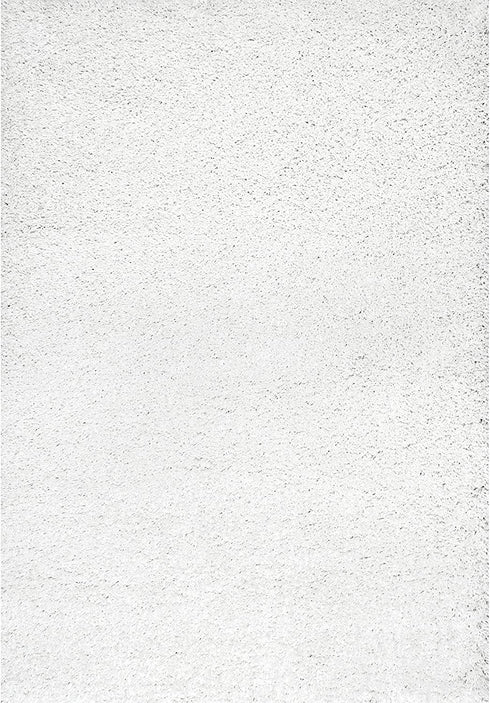 nuLOOM Marleen Contemporary Shag Area Rug, 3 ft 2 in x 5 ft, White
