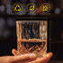 Old Fashioned Whiskey Glasses - Rocks Glasses in Gift Box, Bourbon glass set, Old Fashioned Glass and Scotch Glasses for Men, Whiskey Glass for Cognac, Whisky, Liquor and Cocktail.. (Rhomb - 2 pcs)