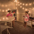 Mr Beams 5W G40 Bulb Incandescent Weatherproof Indoor/Outdoor String Lights, 50 ft, White, Feet
