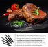 Granitestone Nutriblade 6-Piece Steak Knives with Comfortable Handles, Stainless Steel Serrated Blades Dishwasher-safe and Rust-proof Steak Knife For Home and Restaurant Use As Seen On TV