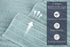 Classic Turkish Towels - 6 Pack Ribbed Wash Cloths for Your Body and Face -100% Cotton, Soft, Absorbent and Quick Dry Face Wash Towels (Spa Green, 13 x 13 Inches)
