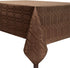 Benson Mills Solid Chagall Spillproof Fabric Tablecloth (60" x 104" Rectangular, Chocolate)