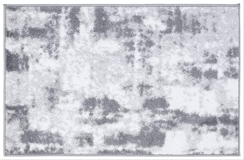 Rugshop Contemporary Abstract Distressed Area Rug 2' x 3' Gray