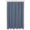 Amazon Basics Microfiber Navy Blue Herringbone Printed Pattern Bathroom Shower Curtain - Navy Blue Herringbone, 72 Inch