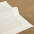 Solino Home Easter Linen Napkins Ivory, 20 x 20 Inch Set of 4, Classic Hemstitch Natural Fabric Machine Washable Dinner Napkins Handcrafted with European Flax