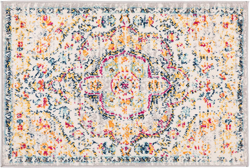 Rugshop Vintage Distressed Bohemian Area Rug 2' x 3' Gray