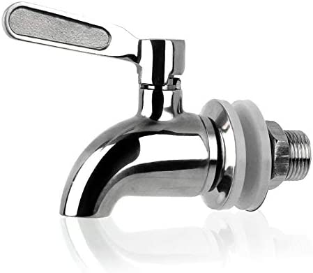 Tru-Steel Stainless Steel Spigot - Fits BERKEY Systems, Alexapure Pro, ProPur Systems & Beverage Dispensers with 5/8" Openings