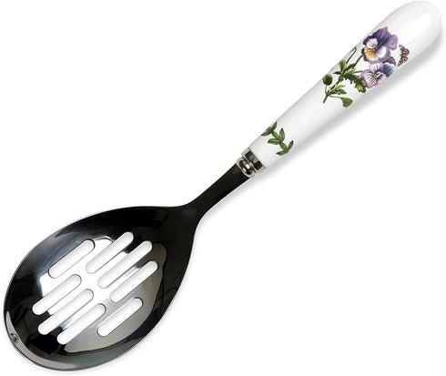 Portmeirion - Botanic Garden Collection - Slotted Spoon (Pansy) - Hand Wash Only