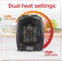 BLACK+DECKER Portable Space Heater, 1500W Room Space Heater with Carry Handle for Easy Transport