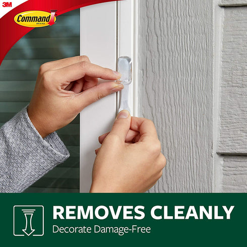 Command Outdoor Rope Light Clips, Clear, Decorate Damage-Free