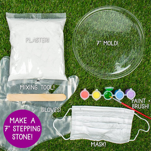 Creative Roots Create Your Own Handprint Stone DIY Keepsake Stone Mold Custom Handprint D©cor Arts & Craft Kit for Kids Ages 6+