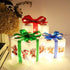 Kurala Christmas Lighted Gift Boxes 3 Pack, Christmas Decorations with 60 Led Lights Timer, Battery Operated Christmas Decoration