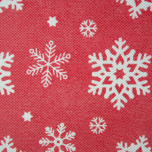 DII Holiday Storage Collection Zippered with Dividers, Ornament; Large, 16x16x13, Snowflake