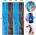 Decorlife Gamer Birthday Decorations, Video Game Birthday Party Decorations for Boys, 24PCS Wristbands, Foil Curtains, Photo Booth Props Included, Blue, Total 99PCS