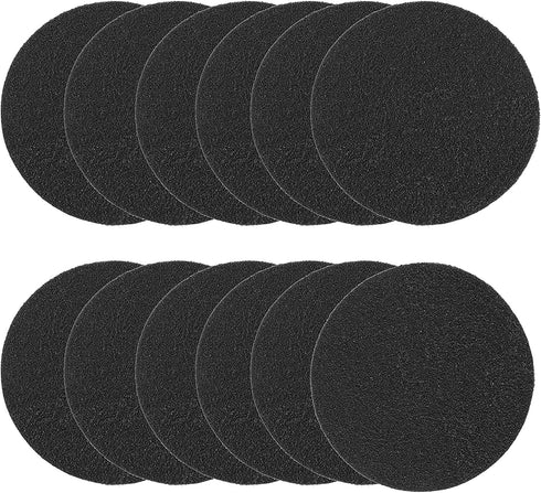 12 Pack Compost Bin Filters Extra Thick Activated Carbon Kitchen Compost Filters Refill Replacement Filters, Odor Absorbing Charcoal Filters 7.2 Inch