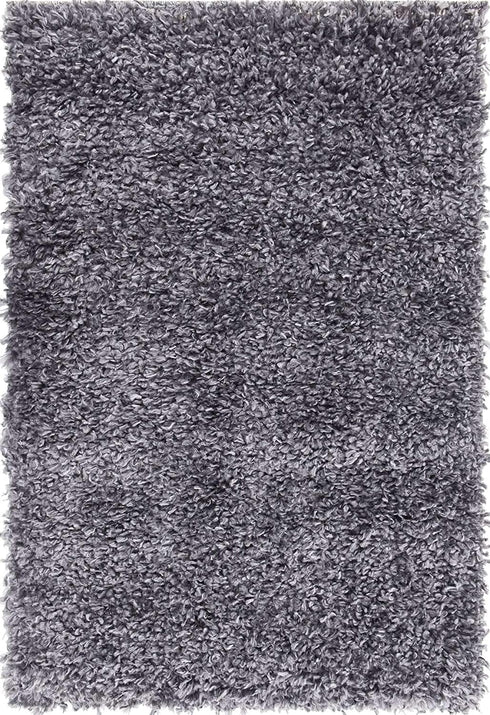 Unique Loom Davos Collection Modern Luxuriously Soft & Cozy Shag Area Rug, 2 ft 2 in x 3 ft, Peppercorn