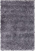 Unique Loom Davos Collection Modern Luxuriously Soft & Cozy Shag Area Rug, 2 ft 2 in x 3 ft, Peppercorn
