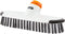 Superio Deck Scrub Brush Head, Heavy Duty Stiff Bristles Grout Scrubber with Scraper - Cleans Hot Tub, Swimming Pool, Granite Tiles, Bathroom, Patio, Kitchen, Wall and Deck (Refill Brush Head)