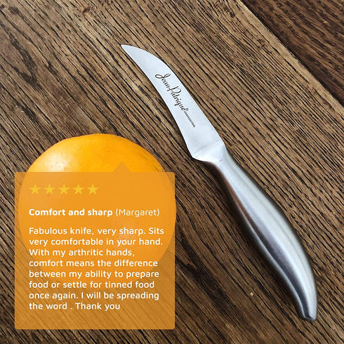 Curved Peeling Knife, Bird Beak Paring Knife, Small Kitchen Paring Knife for Peeling Fruit and Vegetables - Chopaholic by Jean Patrique