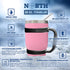 North Pink Stainless Steel Tumbler 5-Piece Set, 30 oz Vacuum Insulated, Travel Mug For Home, Office, School Like Yeti Tumbler For Ice Drink & Hot Beverage
