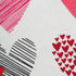 DII Valentine's Day Table Top Collection, Napkin Set, 20x20, Hearts Collage, 6 Piece