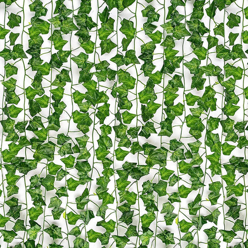 HATOKU 18 Pack 126 Feet Fake Vines with Fake Leaves for Bedroom Fake Leaves Artificial Ivy Garland Fake Ivy Vines Greenery Hanging Vines for Room Wedding Wall Indoor Outdoor Decoration
