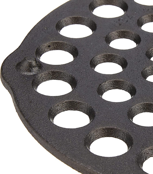 Lodge L8DOT3 Cast Iron Meat Rack/Trivet, Pre-Seasoned, 8-inch