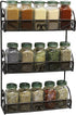 DecoBros 3 Tier Wall Mounted Spice Rack, Bronze