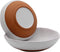 WANYA Set 2 White Ceramic Stoneware Hand-crafted Salad Bowl Set, Hand Made Porcelain, 5 Inch & 6 Inch Set of 2 (1 Pair)