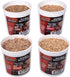 Oak, Cherry, Hickory, and Alder Wood Smoking Chips- 4 Pints - Wood Smoker Shavings Value Pack- Resealable Pints of Extra Fine Cut Sawdust - Perfect for Smoking Guns, Smokers, Smoke Boxes (0.473176 L)