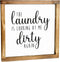 Laundry is Looking at Me Dirty Again Sign 12x12 Inch - Farmhouse Laundry Room Rustic Decor, Farmhouse Laundry Sign Decor, Square Laundry Sign, Wooden Laundry Sign, Laundry Looking at Me Dirty Sign
