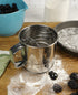RSVP International Endurance® Stainless Steel Crank Style Flour Sifter, 5 Cup | Sift Flour & Dry Ingredients for Baking | Manual Crank | Dishwasher Safe,Silver