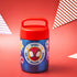 Zak Designs Kids' Vacuum Insulated Stainless Steel Food Jar with Carry Handle, Thermal Container for Travel Meals and Lunch On The Go, 12 oz, Spidey and His Amazing Friends
