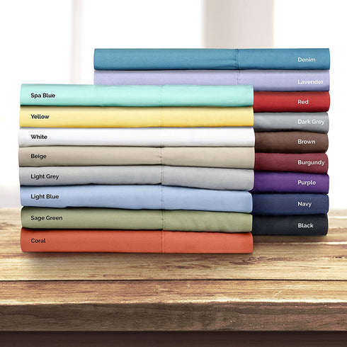 Full Size Flat Sheet - Single Flat Sheet Full - Flat Sheet Only - Flat Sheet Deep Pocket - Flat Sheet for Full Mattress - Softer Than Egyptian Cotton - 1 Flat Full Sheet Only - Flat Full
