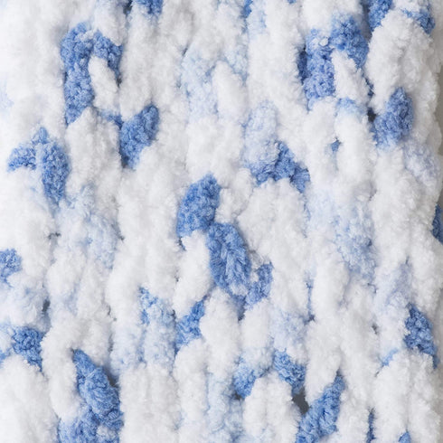 Bernat Baby Blanket Yarn, 3.5 oz, Gauge 6 Super Bulky, Little Denim Print